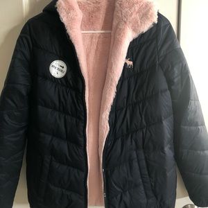 Abercrombie reversible puffer jacket